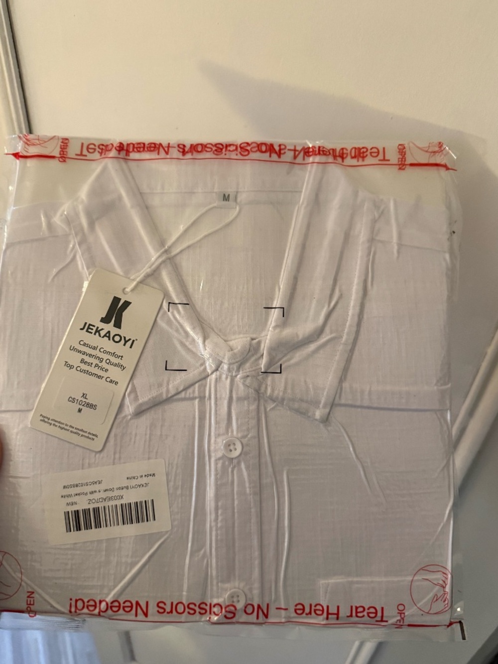 White Button-Up Shirt - Brand New with Tags (Size M) M / US 8-10